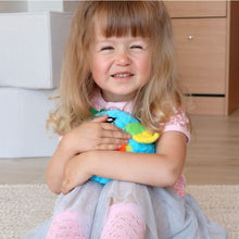 Load image into Gallery viewer, Mr. Blue Singing Bird Toy - Interactive Sound and Touch for Infants &amp; Toddlers