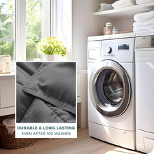 Load image into Gallery viewer, Lightweight All-Season Twin Extra Long Comforter Set - Breathable Grey Design