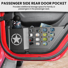 Load image into Gallery viewer, 2PCS Metal Rear Door Pocket Organizer - Jeep Wrangler JL JLU &amp; Gladiator JT Fit
