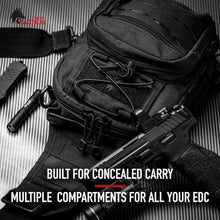 Load image into Gallery viewer, Versatile EDC Sling Backpack with Padded Firearm Pocket - Travel &amp; Range Ready