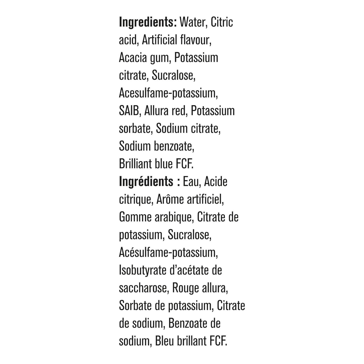 Cherry Liquid Drink Mix, 48mL Bottles - Pack of 12, Zero Calorie Refreshment