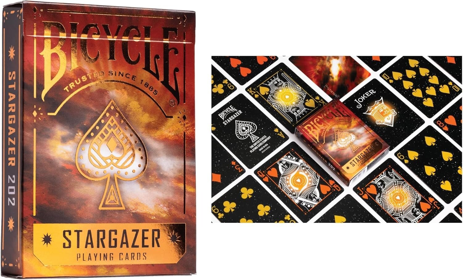 Premium Bicycle Stargazer Playing Cards 6-Pack - Limited Edition Collector's Set