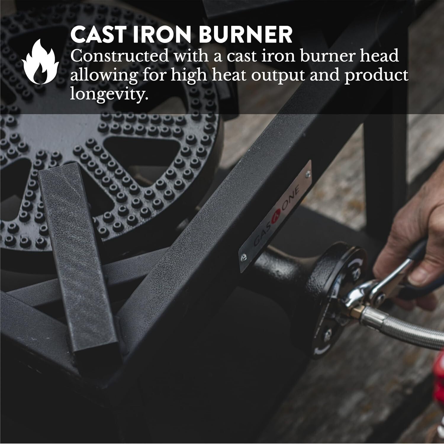 Professional-Grade Propane Burner with 275,000 BTU for All Outdoor Cooking