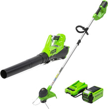 Load image into Gallery viewer, Versatile 40V Trimmer &amp; Leaf Blower Combo Kit - Lightweight &amp; Maintenance-Free