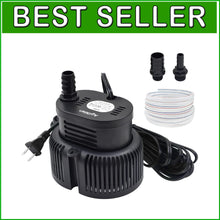 Load image into Gallery viewer, High Efficiency Above Ground Pool Water Removal Pump with 3 Adapters &amp; 25ft Cord