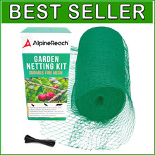 Load image into Gallery viewer, Reusable 7.5' x 100' Heavy-Duty Bird &amp; Plant Netting – Easy Setup Included