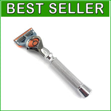 Load image into Gallery viewer, Stylish Flex Ball Razor with 5 Blades &amp; Knurled Handle for Effortless Shaving