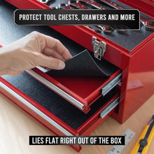 Load image into Gallery viewer, Versatile Washable Black Tool Chest Liner - 24' x 18' Non-Slip Drawer Insert