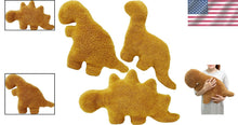 Load image into Gallery viewer, Cute 3-Piece Dino Nugget Stuffed Plush Pillow Set - Ideal Playroom Decor