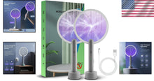 Load image into Gallery viewer, Dual-Function Electric Fly Swatter &amp; Mosquito Trap Lamp - Safe &amp; Eco-Friendly