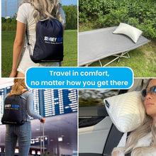 Load image into Gallery viewer, Versatile Mini Neck &amp; Lumbar Pillows - Set of 2 for Travel and Comfort, 14x19