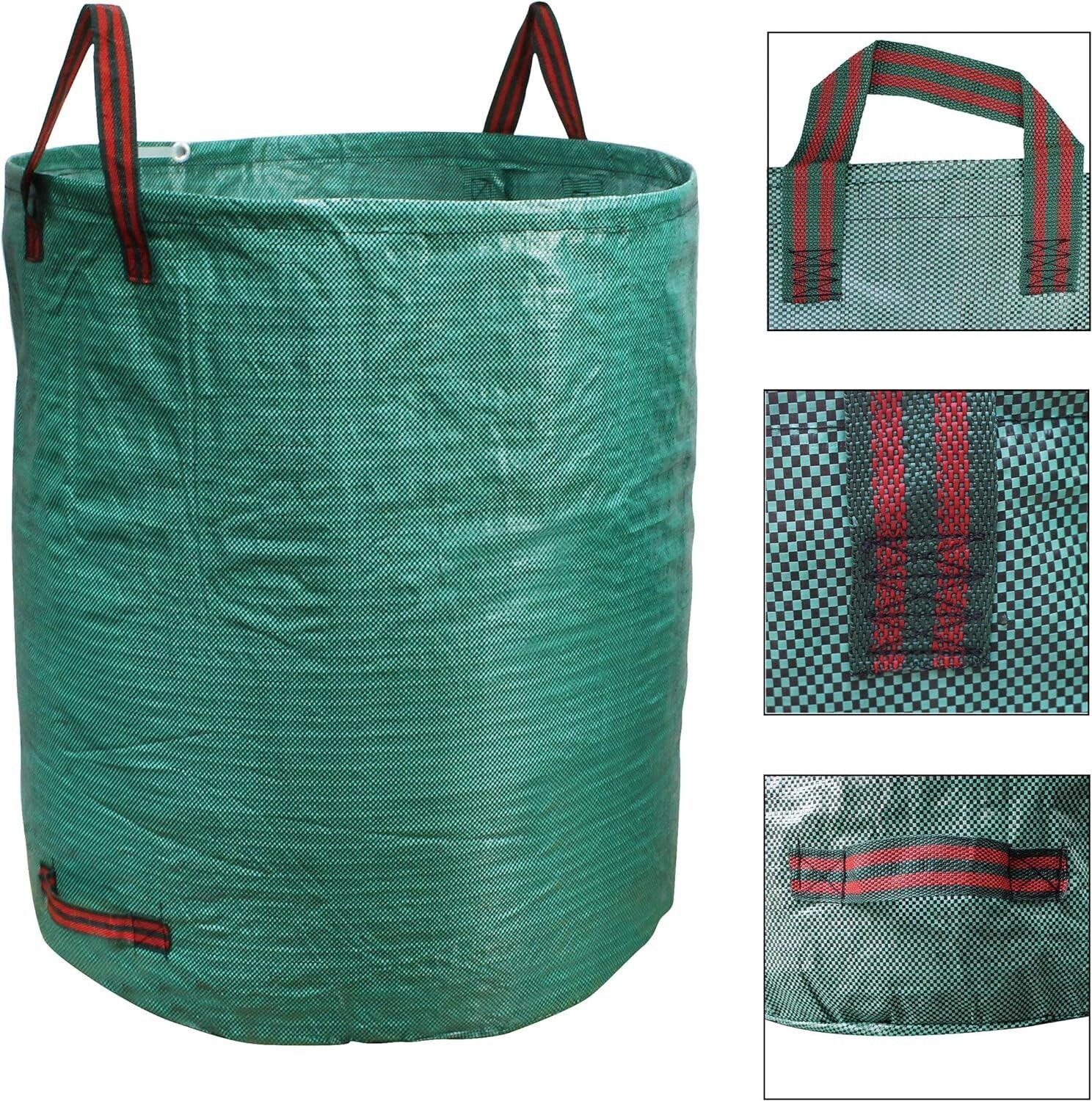 Extra Large 132 Gallon Garden Waste Bags - Durable, Collapsible & Easy to Handle
