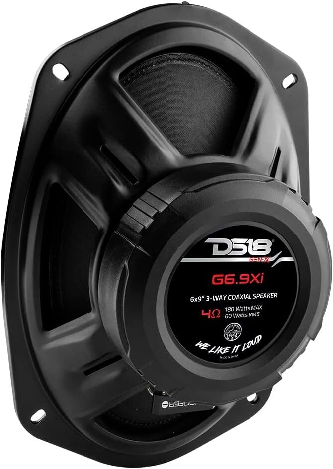 Durable 6x9 Coaxial Speakers with Bass Boost - Great for Car Sound Systems