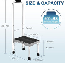Load image into Gallery viewer, Portable Non-Slip Step Stool for Bedroom and Kitchen – Perfect for Seniors