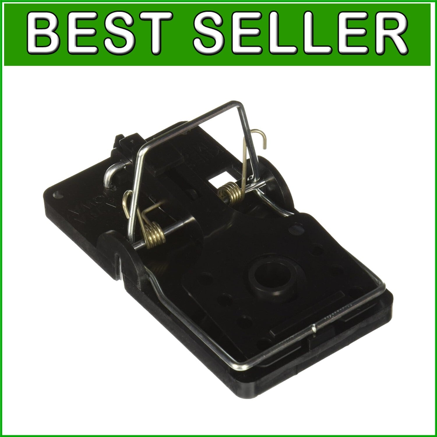 Classic Black Snap Rat Traps - 6 Pack for Effortless and Clean Trapping