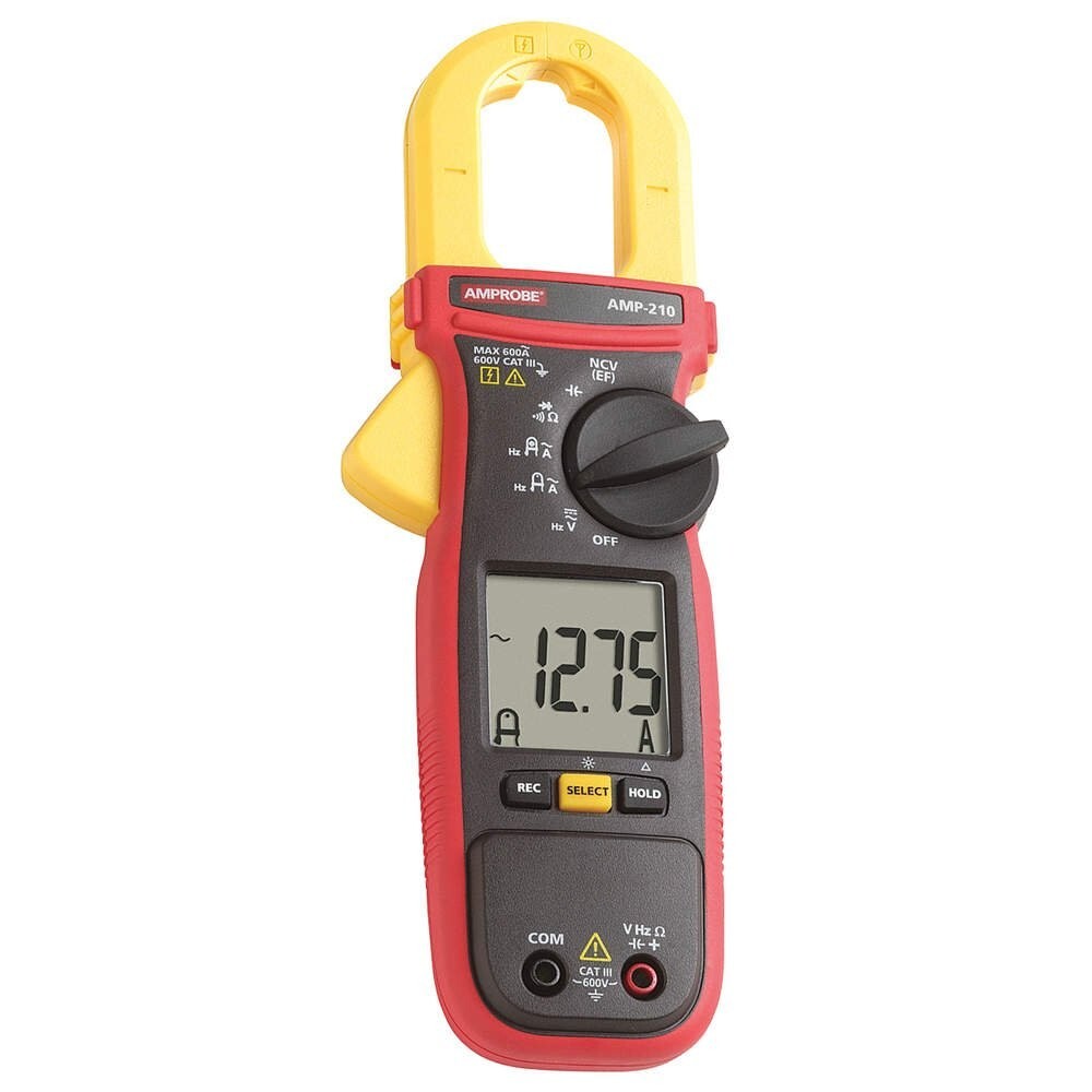 Precision AMP-210 Clamp Meter – Cat III IV Safety Rating for HVAC & Electricians