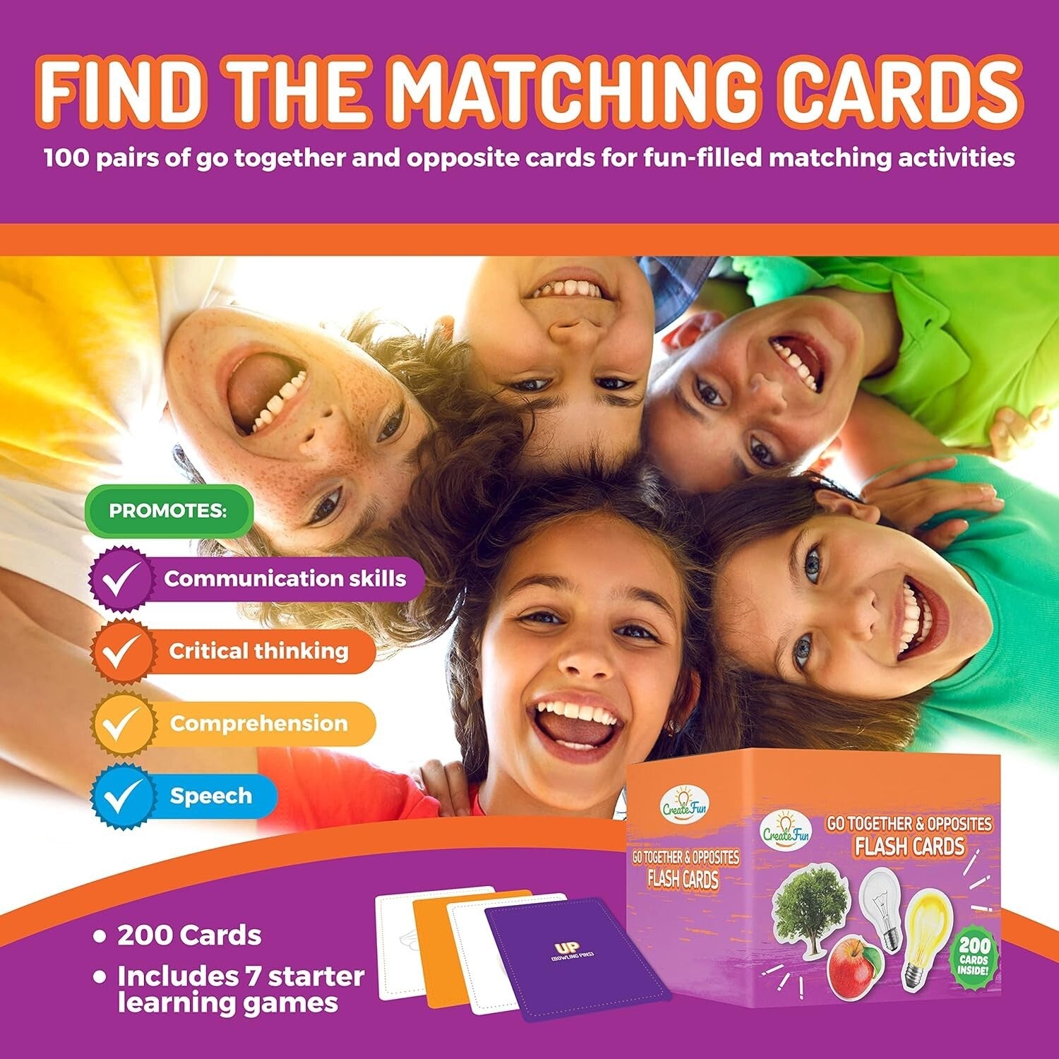 Vivid Photo Flash Cards Set - 200 Educational Tools for Diverse Learning Needs