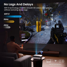 Load image into Gallery viewer, 4K UHD Google TV Projector - Immersive Sound, Wide Compatibility &amp; Fast Wi-Fi