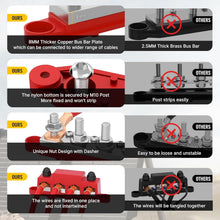 Load image into Gallery viewer, Universal 400A 12V Battery Busbar Terminal Block for Cars &amp; Boats - Red &amp; Black