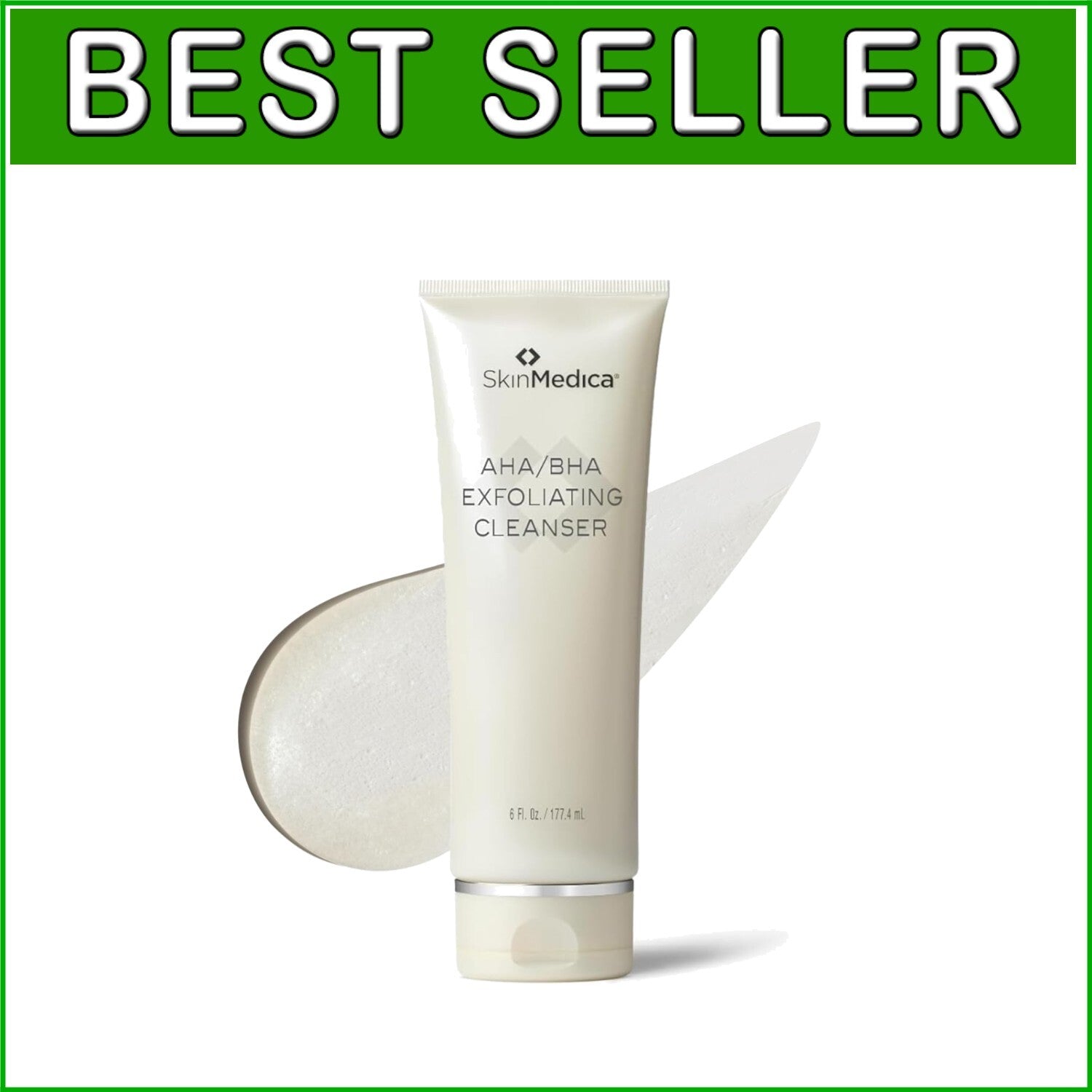 Citrus & Lavender AHA/BHA Exfoliating Cleanser - Improve Skin Texture, 6 Oz