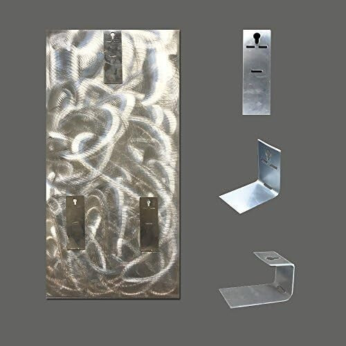 Abstract 3D Metal Wall Art – Lightweight, Waterproof & Easy to Hang Décor