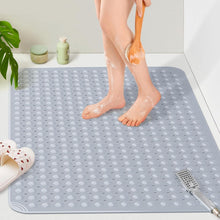 Load image into Gallery viewer, Oversized TPE Bath Mat with Quick Drain Holes: Comfort and Safety Combined