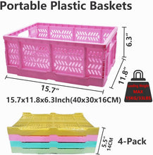 Load image into Gallery viewer, Durable 20L Collapsible Storage Baskets - Ideal for Home &amp; Office Organization