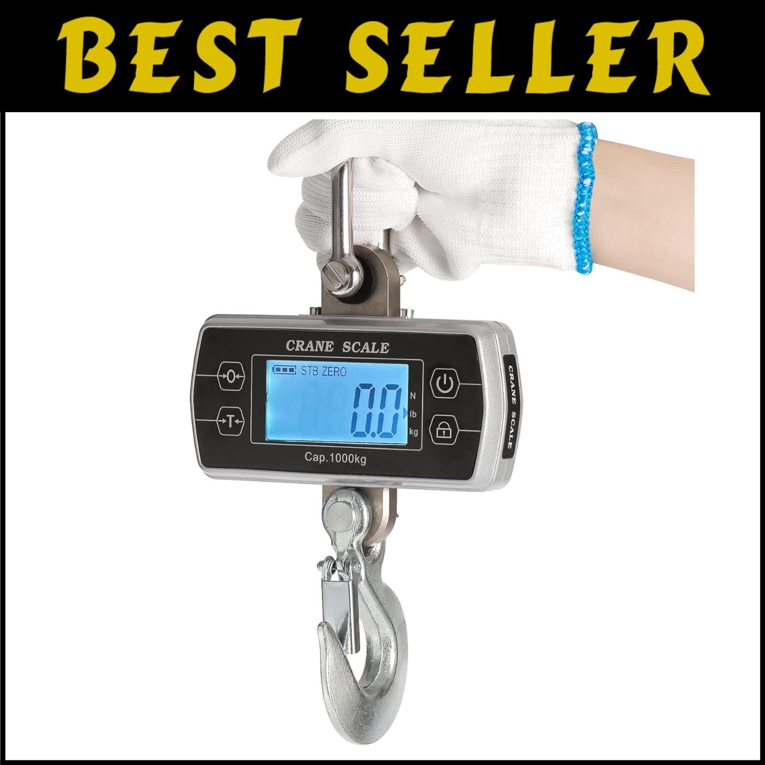 OIML Certified 2200lb Digital Scale - Ideal for Large Game and Industrial Use