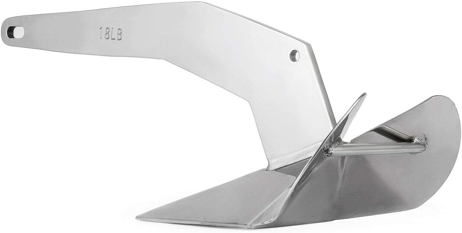 Triangular 316 Stainless Steel Delta Anchor for Reliable Stability at Sea 17.5lb