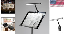 Load image into Gallery viewer, Super Bright LED Music Stand Light - Rechargeable &amp; Adjustable for Musicians