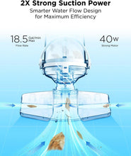 Load image into Gallery viewer, Lightweight Cordless Pool Cleaner with Transparent Head &amp; Extendable Pole - Gray