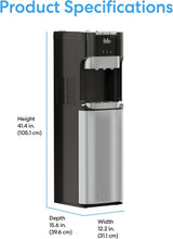 Load image into Gallery viewer, Stainless Steel Bottom Load Water Dispenser - Easy Hydration with 3 Temperatures
