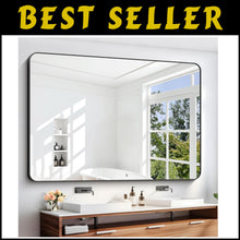Load image into Gallery viewer, Stylish Rectangular Vanity Mirror 60" x 40" - Horizontal/Vertical Options