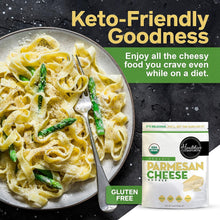 Load image into Gallery viewer, Versatile Organic Parmesan Cheese Powder - Keto-Friendly, Resealable 21oz Bag