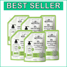 Load image into Gallery viewer, Aloe &amp; Green Tea Scented Hand Wash Refill - 6 Pack 34 fl oz, Non-Drying Formula