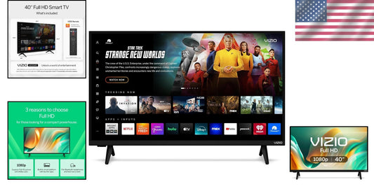 40-Inch Full HD Smart TV with DTS Virtual:X & Alexa - Perfect Viewing Experience