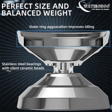 Load image into Gallery viewer, Professional Titanium Yoyo with Exquisite Case &amp; 10 Extra Strings - Silver
