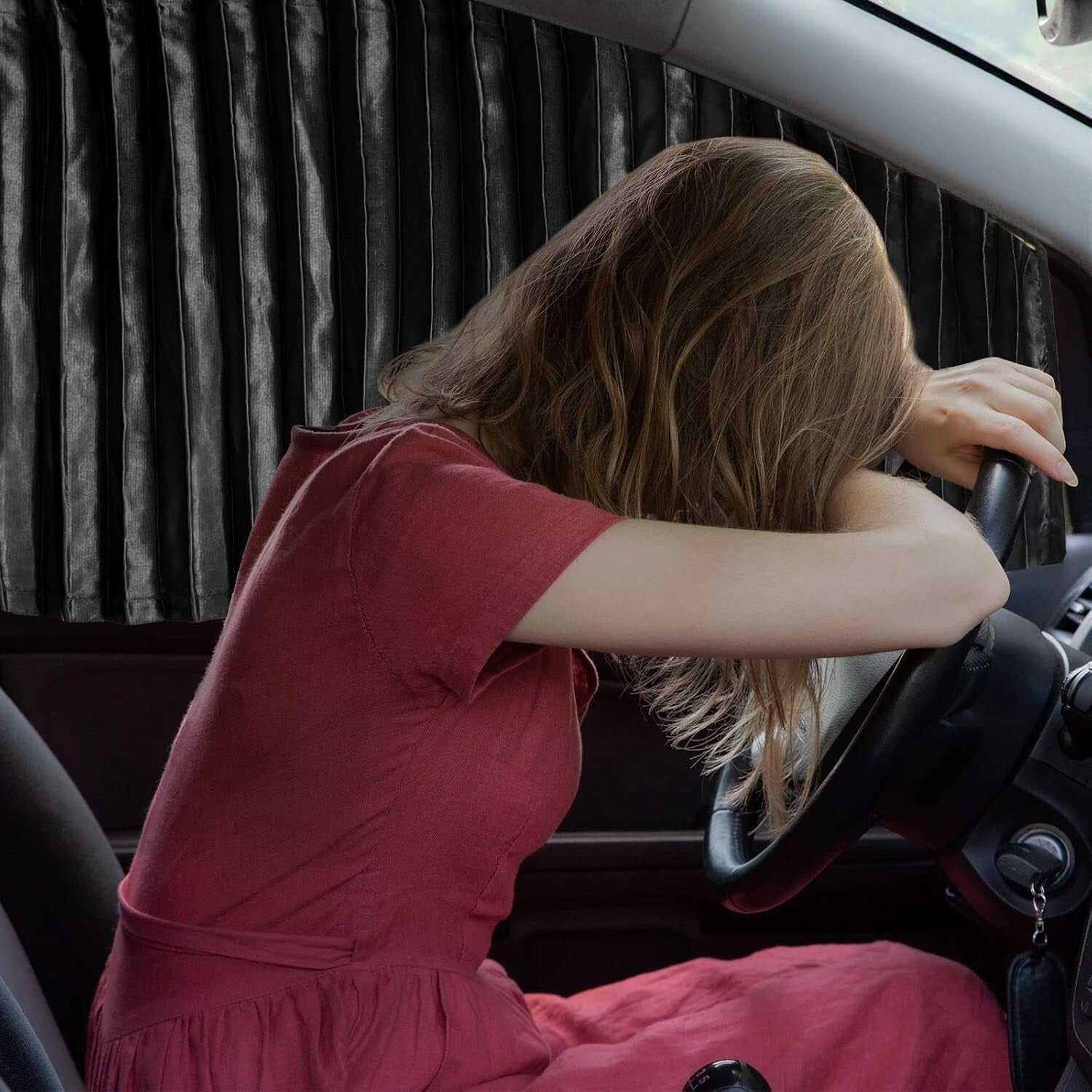 Extendable Magnetic Sun Shade for Cars - 4 PCS Privacy Covers for SUVs & Trucks