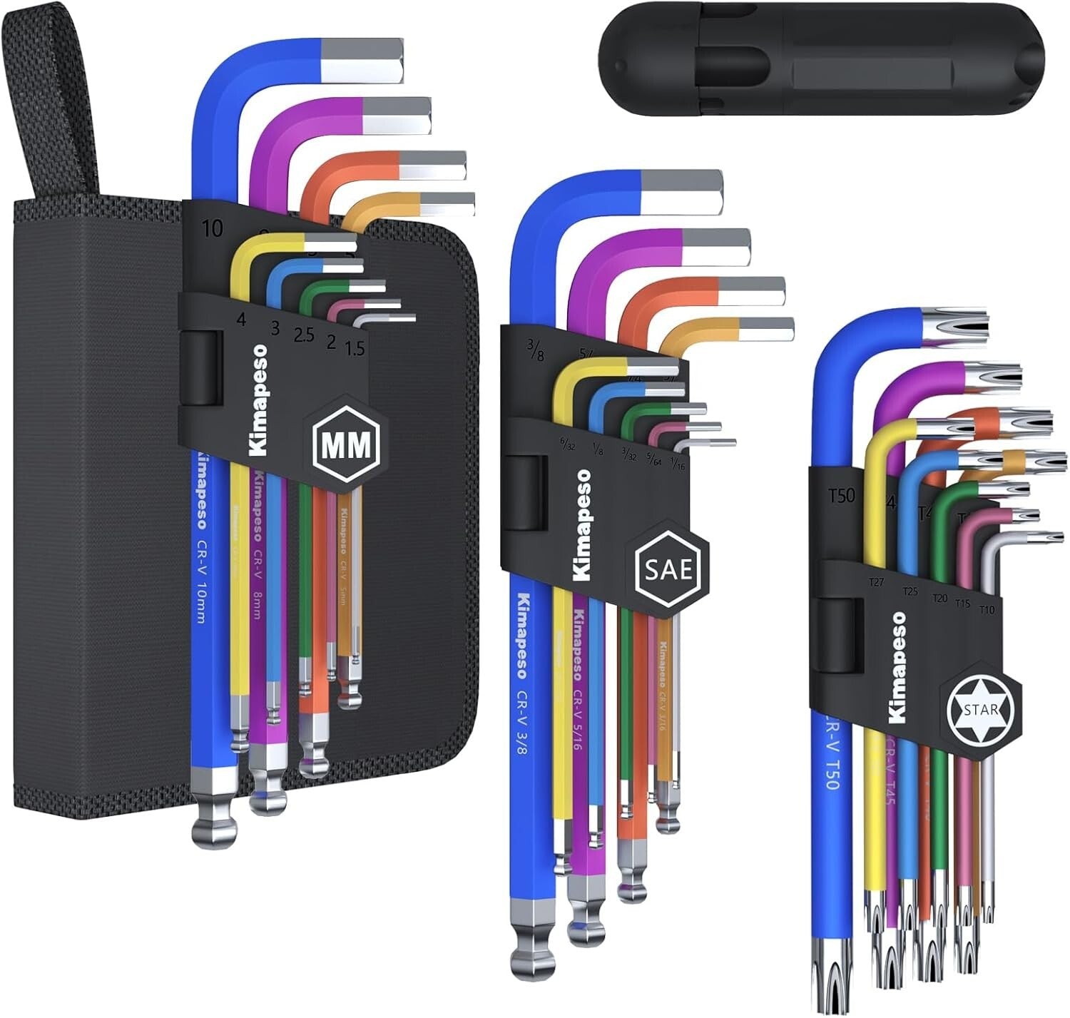 Durable and Organized 27 PCS Allen Wrench Set - Chrome Vanadium Steel Excellence