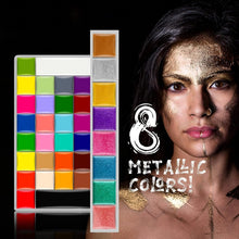 Load image into Gallery viewer, Professional 36-Color SFX Makeup Palette with Brushes - Non-Toxic &amp; Easy Apply