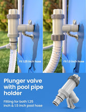 Load image into Gallery viewer, Innovative Pool Plunger Valve with Pipe Holder - Control Water Flow Efficiently