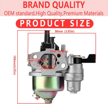 Load image into Gallery viewer, 212cc Racing Carburetor and Exhaust Pipe Kit for Enhanced Mini Bike Performance