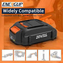 Load image into Gallery viewer, Battery &amp; Charger Combo for Works 20V Tools – Certified &amp; Lightweight Design