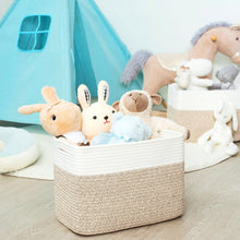 Load image into Gallery viewer, Chic 3-Piece Rectangular Storage Baskets with Slit Handles - Nursery &amp; Playroom