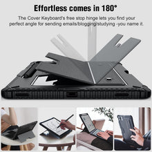 Load image into Gallery viewer, Detachable Folio Keyboard Case for Galaxy Tab S8+/S7+ with Multi-Touch Trackpad