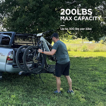 Load image into Gallery viewer, Heavy-Duty 200 lbs Capacity Bike Carrier with Anti-Wobble for 5-Inch Fat Tires