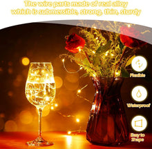 Load image into Gallery viewer, 100 LED Battery Fairy Lights - Waterproof Twinkle Lights for Weddings &amp; Events