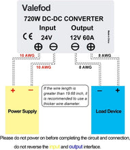 Load image into Gallery viewer, Waterproof 24V to 12V Buck Converter with 60A Output - Ideal for DIY Projects