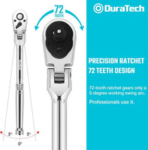 Load image into Gallery viewer, Pro-Grade Flex-Head Ratchet Set - 180° Pivot, Quick-Release Ratcheting Tools