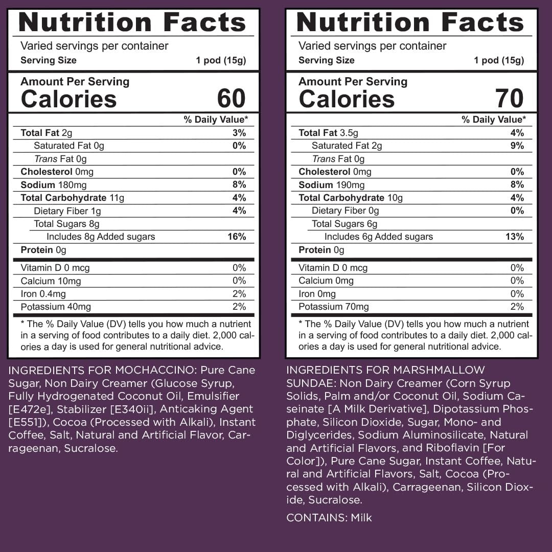 Delicious Cappuccino Coffee Pods Variety, 56 Pods – Rich Flavors & Easy Brewing